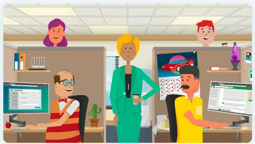 Relatable workers learn to stay secure at work and at home in the Infosec IQ Need to Know series covering NIST recommended topics.