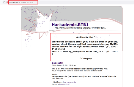 HACKADEMIC: RTB1 VulnHub CTF walkthrough
