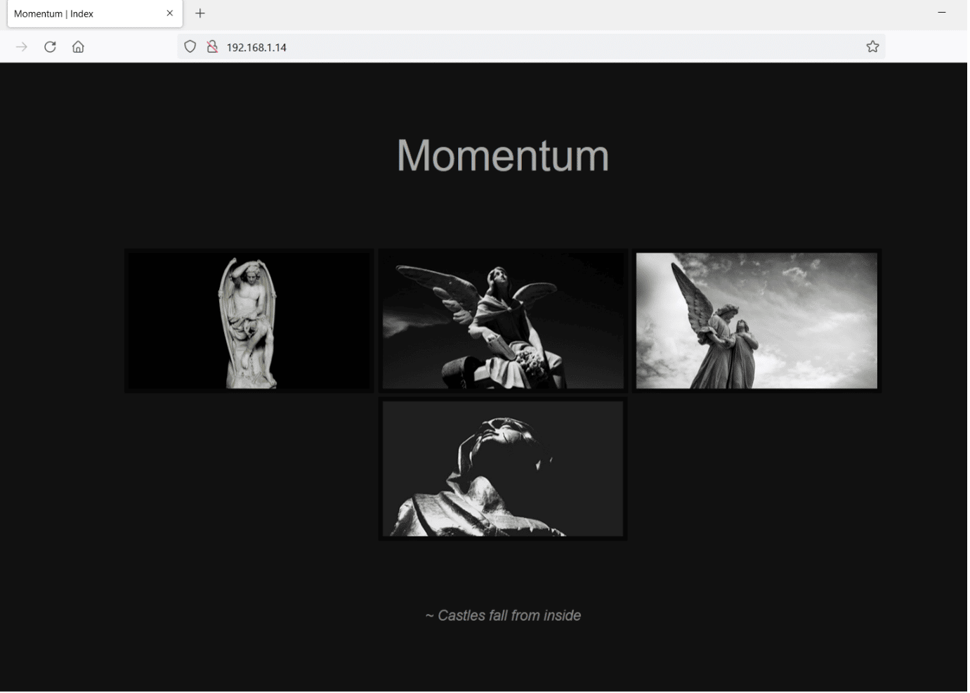 MOMENTUM: 1 VulnHub CTF walkthrough