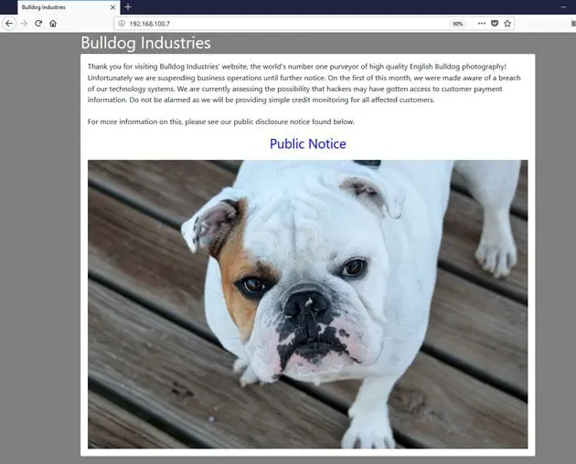 Bulldog: 2 CTF Walkthrough