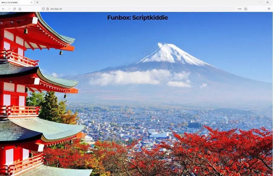 FUNBOX: SCRIPTKIDDIE VulnHub capture the flag walkthrough