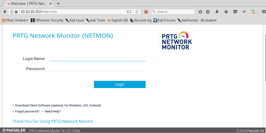 Hack the Box (HTB) machines walkthrough series — Netmon