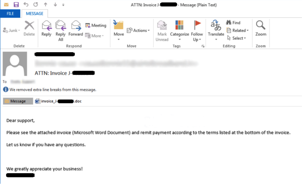 Case Study of Phishing for Data Theft/Ransom: Locky Ransomware