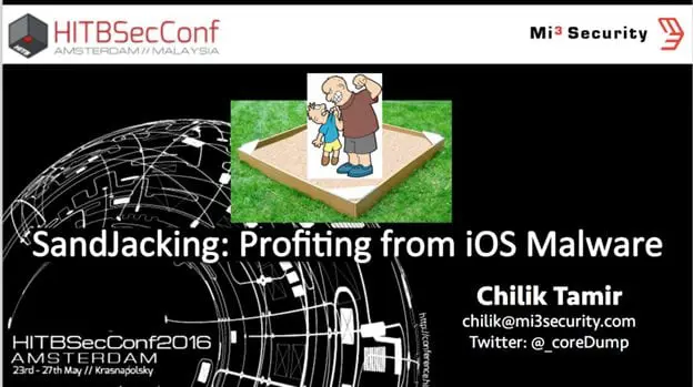 The Security Weaknesses of the iOS: The Aisi Helper, Sandjacking, and Image Threats