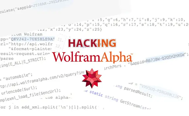 Hacking WolframAlpha - The Anatomy