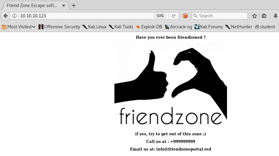 Hack the Box (HTB) machines walkthrough series — FriendZone