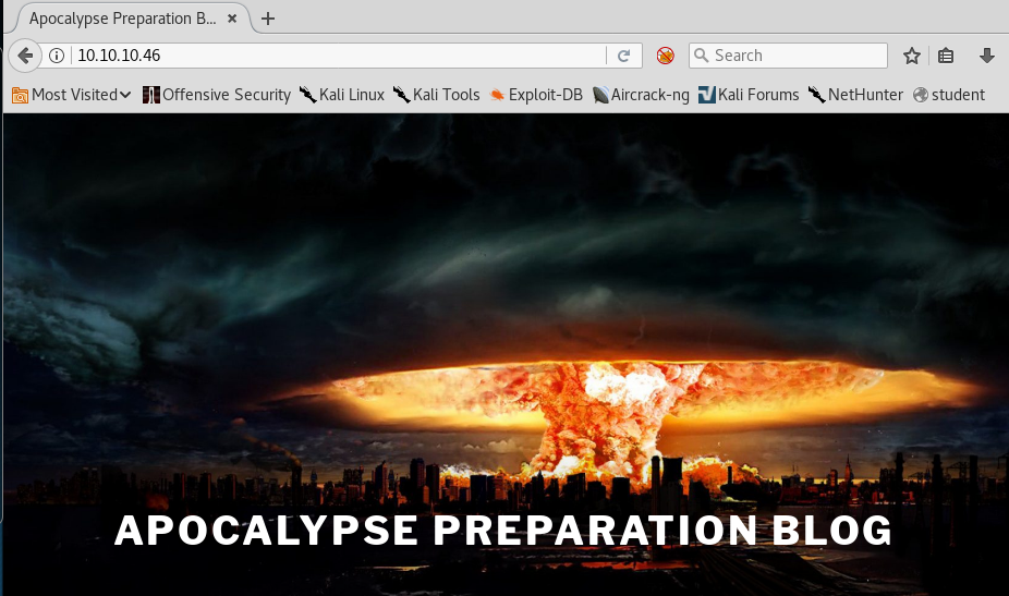 Hack the Box (HTB) machines walkthrough series — Apocalyst