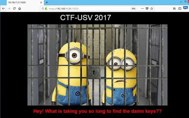 USV: 2017 Part 1 CTF Walkthrough