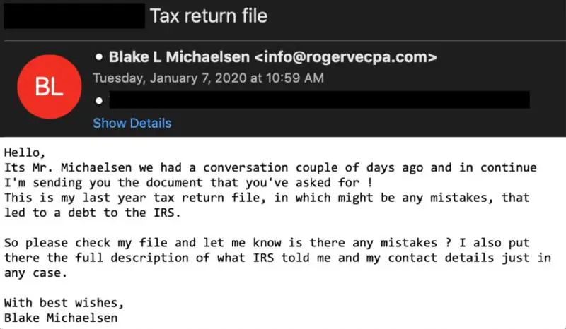 phishing attachment attack
